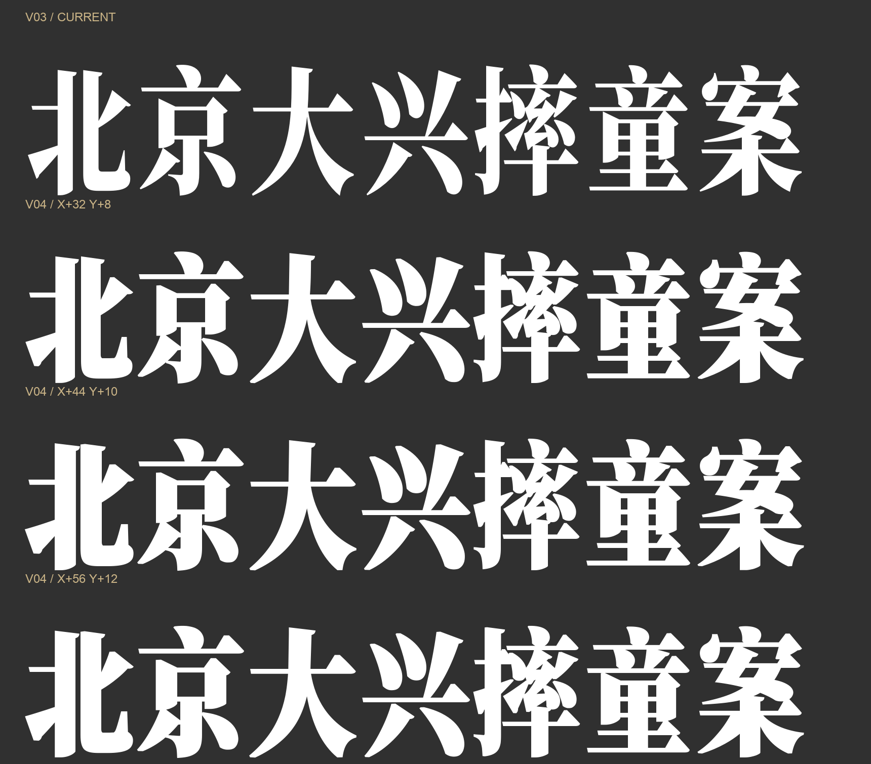 v0.3 与 v0.4 不同加厚档位的渲染对比